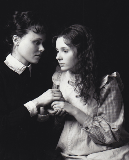 Helen Keller and Annie Sullivan